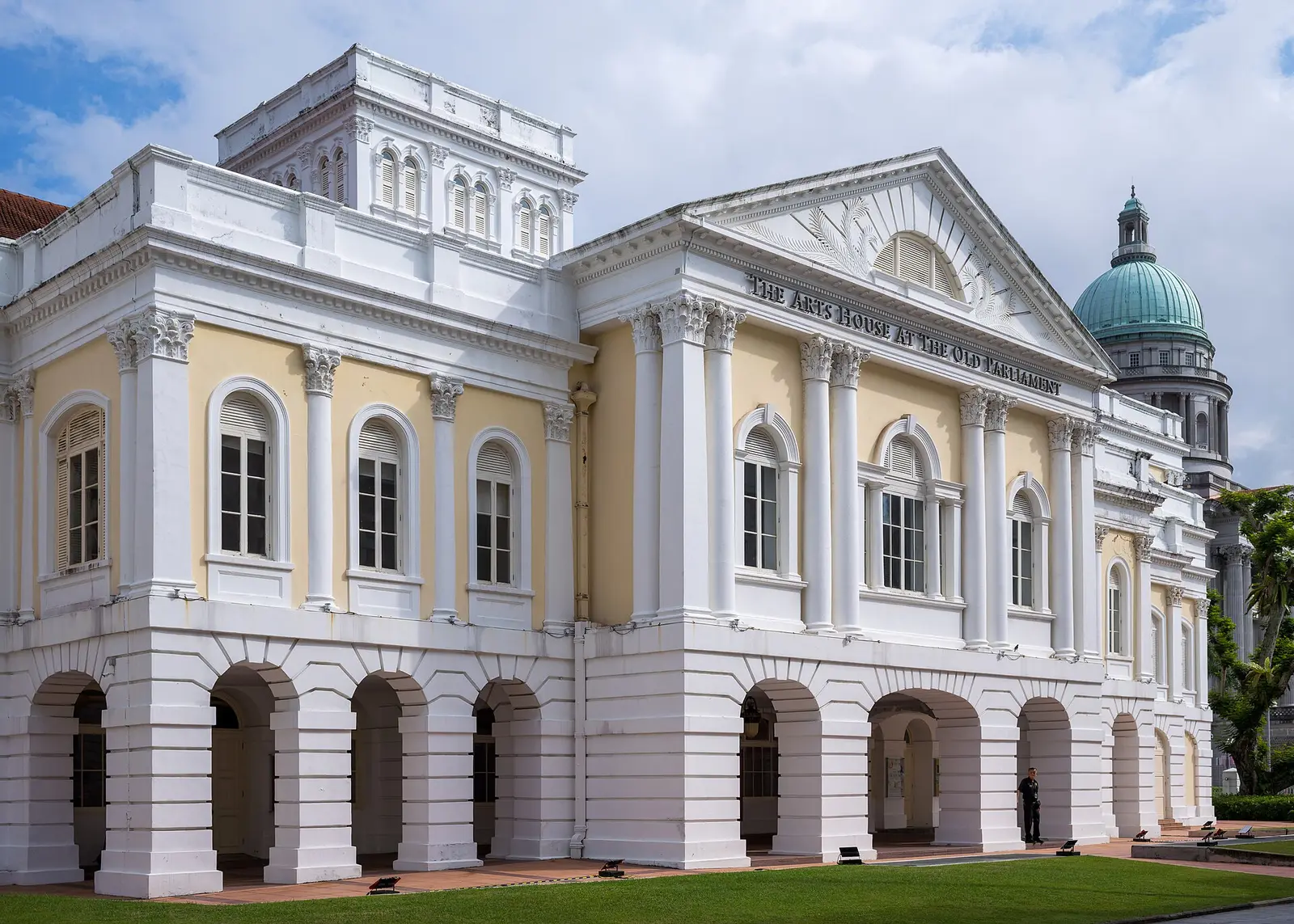 The Arts House, the former Old Parliament building, in Singapore's Civic District